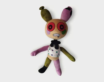 Bubble Bunny Plush: Peluche a forma di coniglio fatto a mano (43 cm)