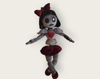 Handmade creepy doll plush.Wire frame horror toy inspired collectible,40cm