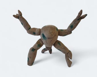 Handgefertigter Sci-Fi Roboter Plüschtier, Spiel Inspiriert Charakter Puppe, 30 cm