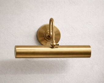Elegant Brass Picture Light Mid Century Modern Photo Frame Wall Focus Light