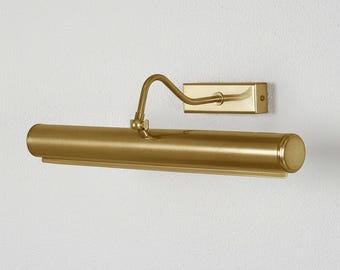 Mid Century Picture Light Wall Light Modern Style Brass Handmade