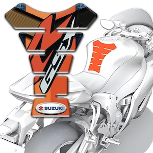 Suzuki GSX 3D Universal Gel Tank Pad – Premium Fuel Tank Protector