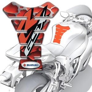 Suzuki GSX 3D Universal Gel Tank Pad – Premium Fuel Tank Protector