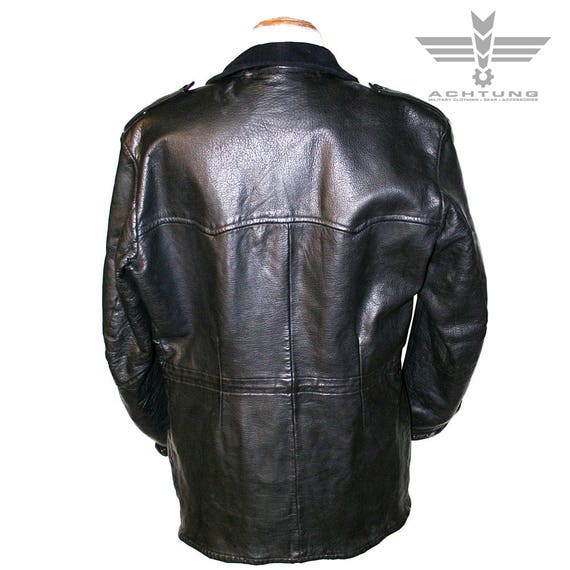 Vintage Gendarme Lederjacke Lederjacke Französisch Gendarme Vintage Gendarme Militär Lederjacke Militär Vintage Französisch Französisch kZiuOXTP