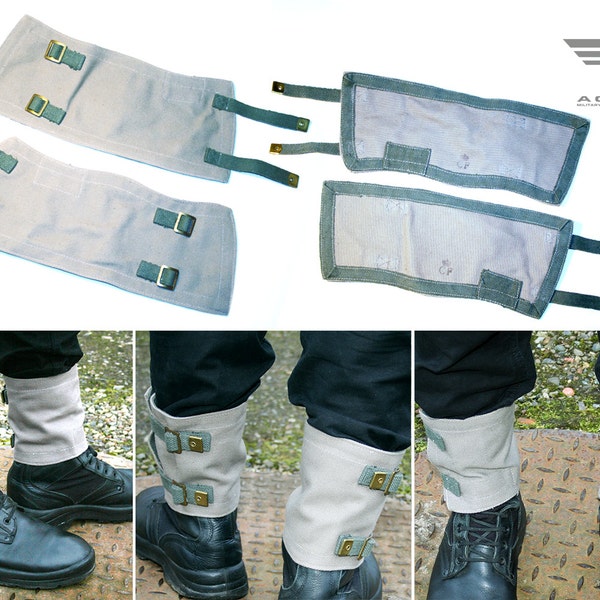 Military vintage MC spats army gaiters