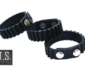 Groove upcycled auto rubber bracelet