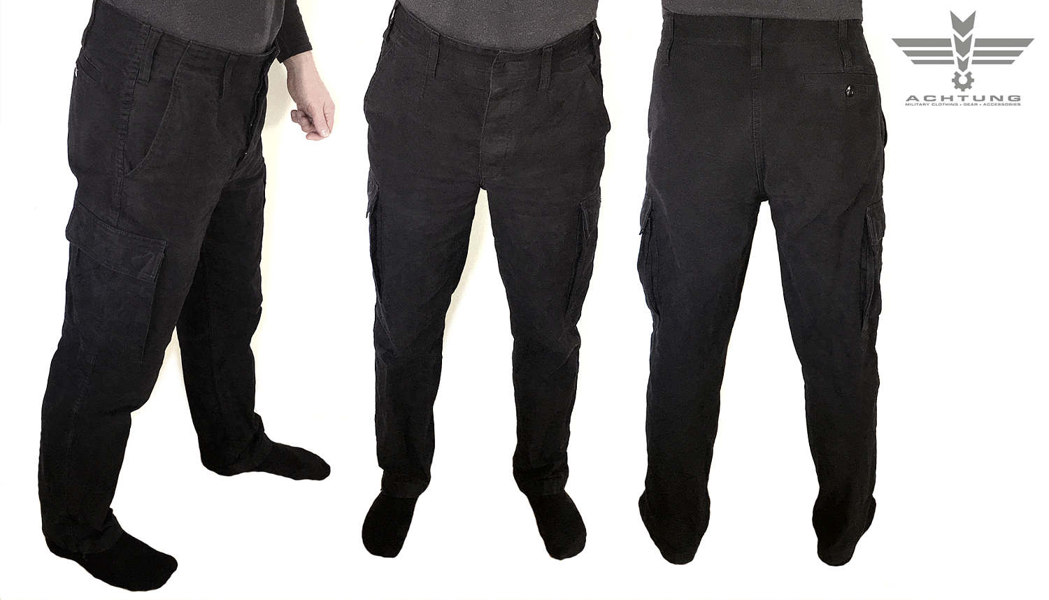 Original German Black Moleskin Pants Etsy