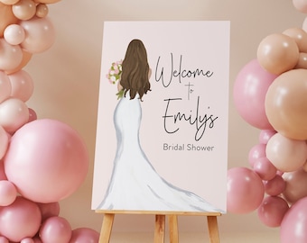 Bridal Shower Welcome Sign - Bridal Luncheon - Bridesmaids Brunch - Bridal Tea - Brunch with the Bride - Bridal Lunch - Printable Signage