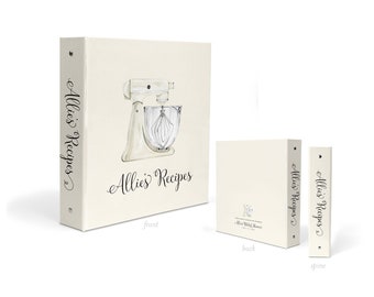 Personalized Recipe Book Binder: Bridal Shower Gift