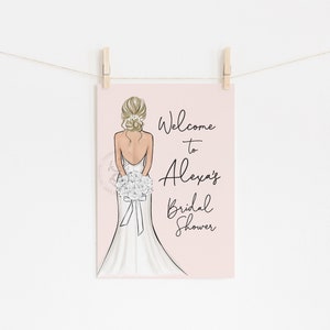 Bridal Shower Welcome Sign - Bridal Luncheon - Bridesmaids Brunch - Bridal Tea - Brunch with the Bride - Bridal Lunch - Printable Sign