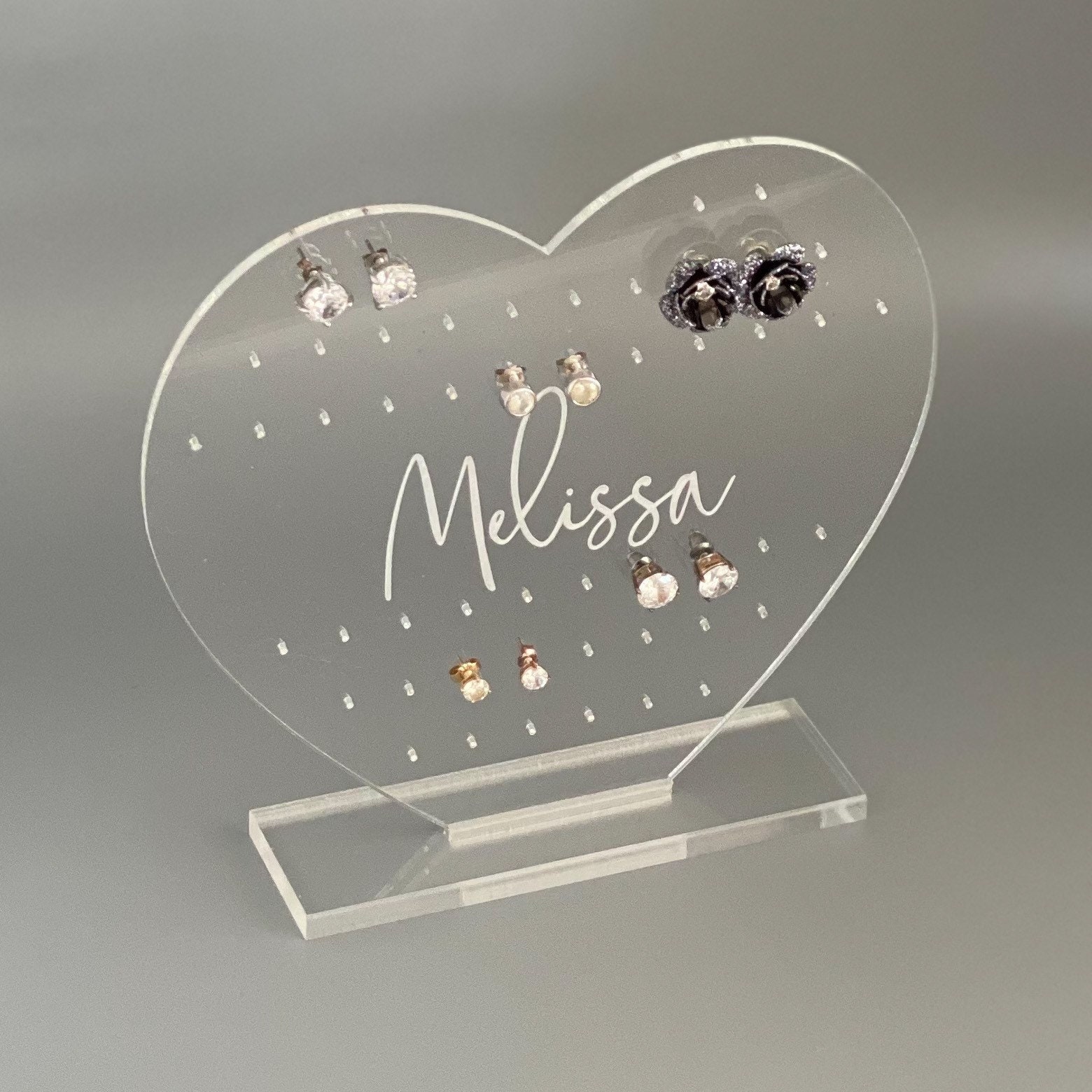 Earring Rack Earring Hanger Displays With 6 Mini Hangers Frosted Acrylic  Earring Holder Miniature Clothing Rack for Earrings -  Denmark