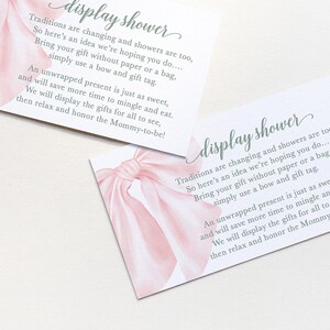 Rosa und salbeigrün - Wrap in klar - rosa Aquarell Schleife