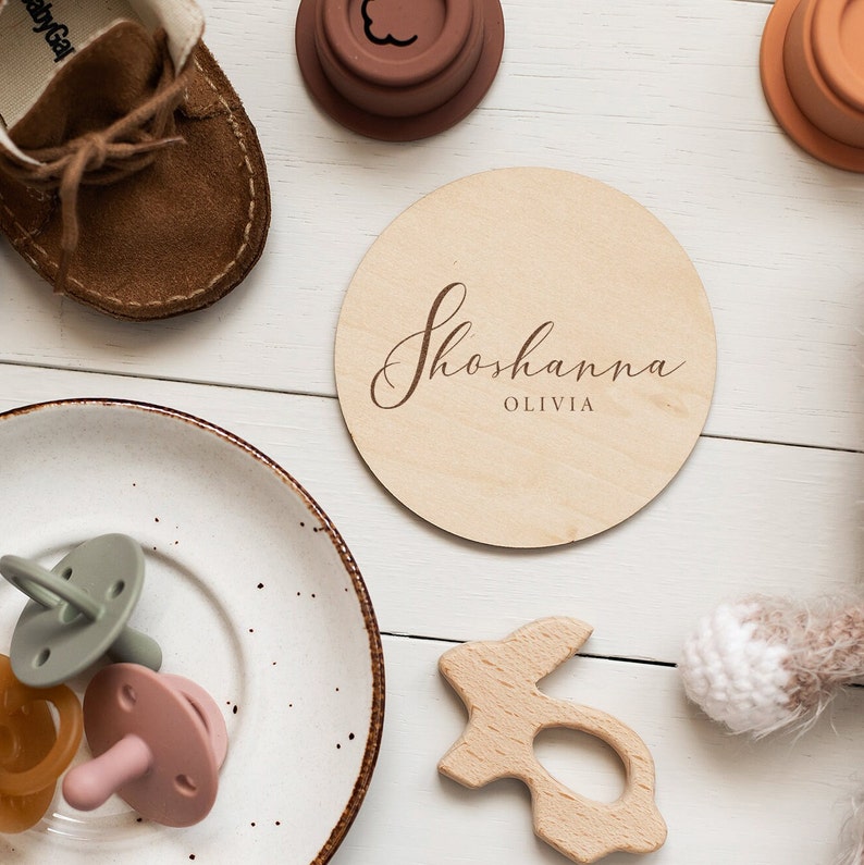 Baby Name Announcement Sign Wood Sign for Birth Announcement Etsy