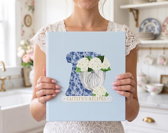 Personalized Recipe Book Binder: Bridal Shower Gift