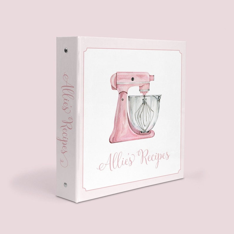 Custom Recipe Book Binder