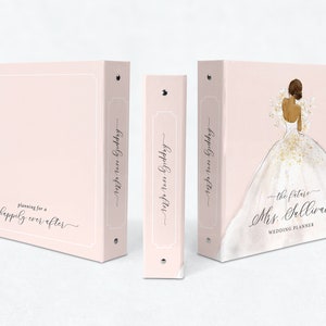Personalized Wedding Planner Binder - Bride Gift - Wedding Organizer - Wedding Planning Book - Gift for Her - Engagement Gift