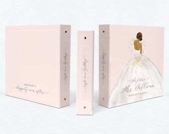 Personalized Wedding Planner Binder - Bride Gift - Wedding Planning Book - Gift for Her - Wedding Organizer - Engagement Gift