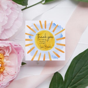 Boho Sunshine Geburtstags-Geschenkanhänger: Babyparty für Jungen (PDF)