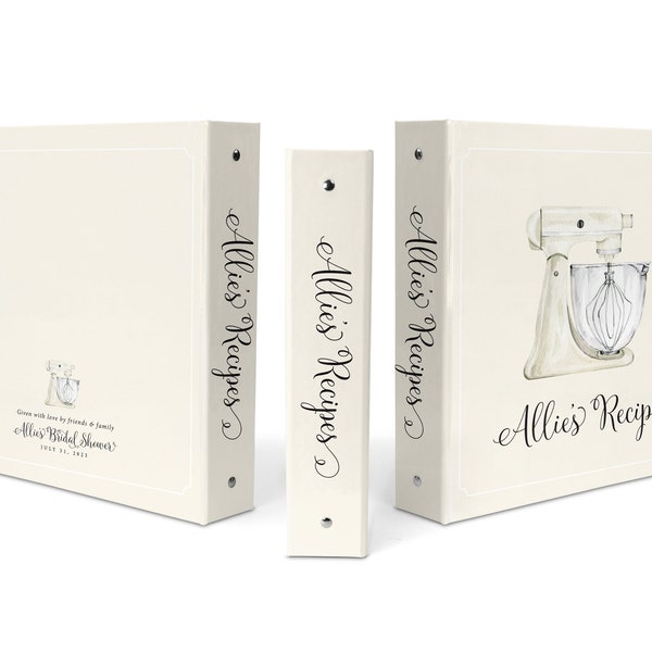 Recipe Book Binder - Etsy