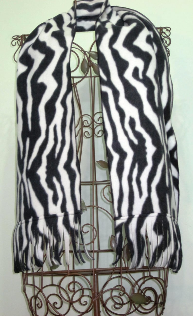 Fleece Scarves in Many Patterns - HANDMADE - Etsy