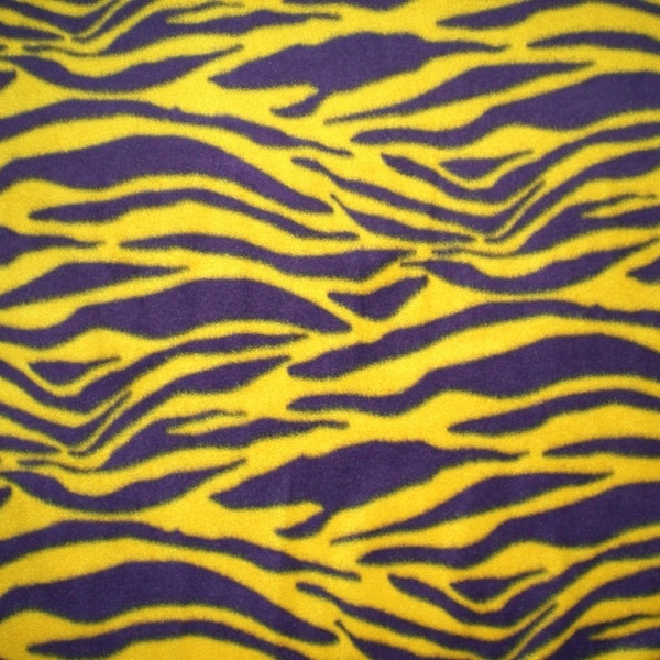 Baby Blankets of Soft Fleece 30" X 30" Square - Tiger, Fleur de lis, and Many More Patterns