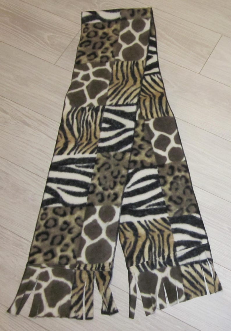 Fleece Scarves in Many Patterns - HANDMADE - Etsy