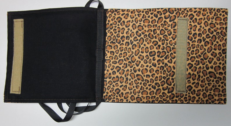 Batik Over-the-Shoulder Cell Phone/Passport/ID/Change Pouches HANDMADE Several Other Options cheetah