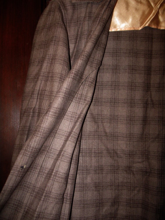 Vintage 1950s Derby Brown Glen Plaid Wool Jacket … - image 2