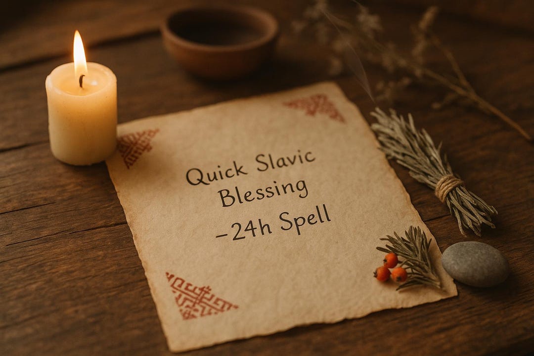 Quick Slavic Blessing • 24h Intention Spell • Personalized Mini Ritual ...