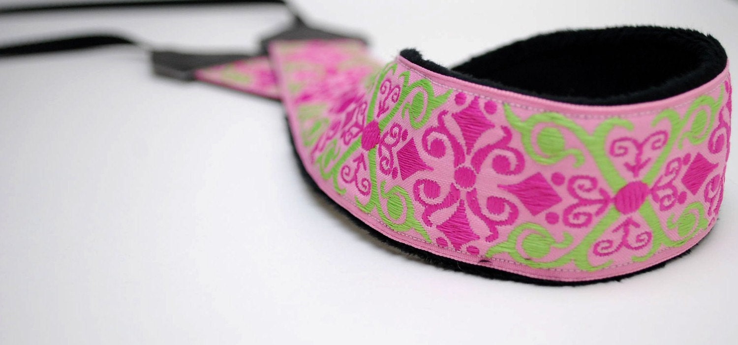 Pink Camera Strap Padded Camera Strap Gifts for Wedding Etsy