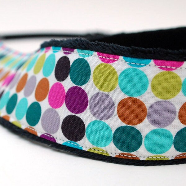 LAST ONE- Sassy Camea Strap- Lolipop Dots