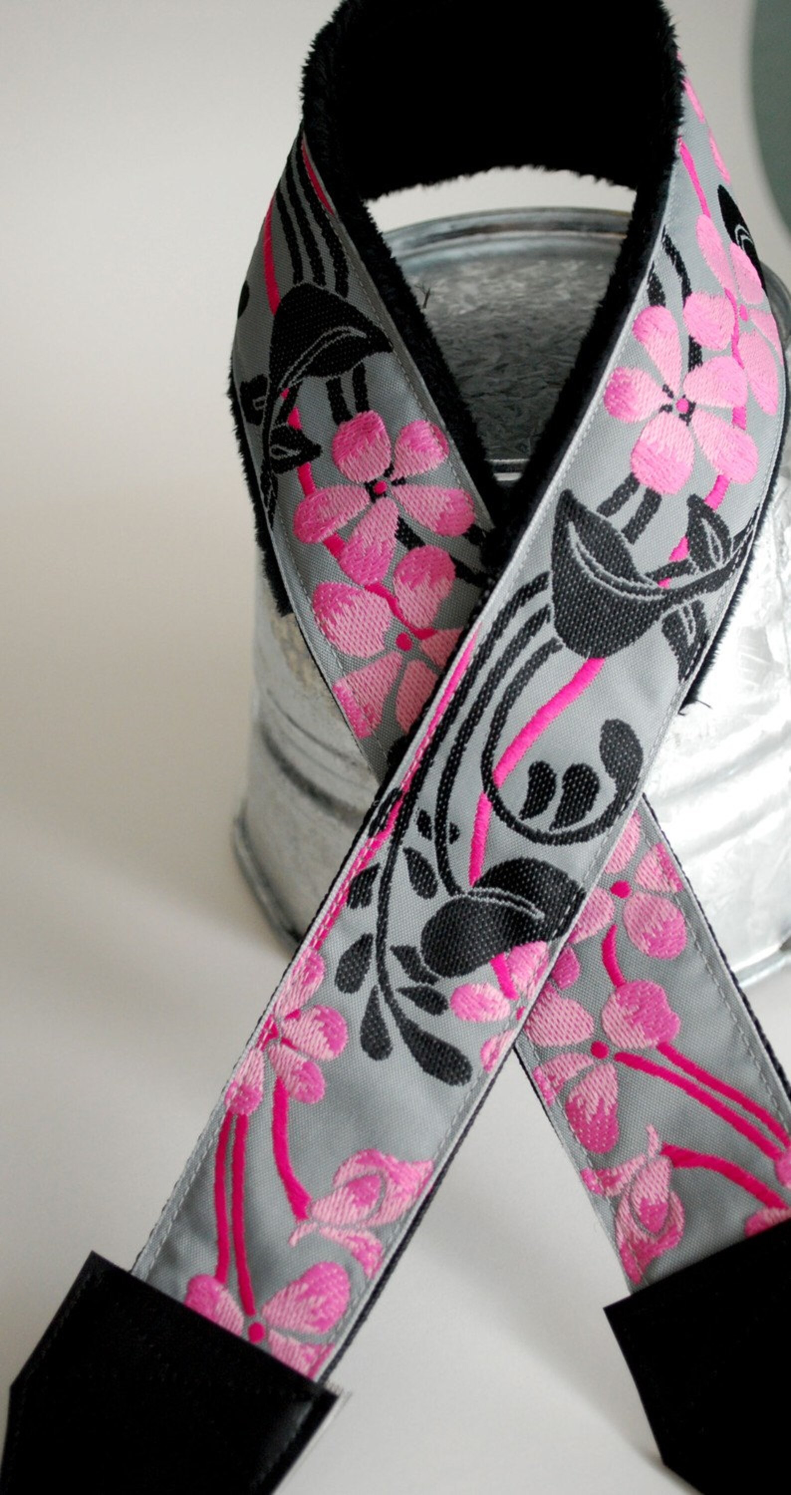 Pink Camera Strap Pink Blossom Etsy