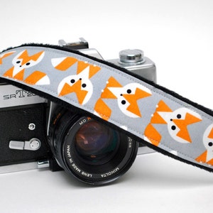 DSLR Camera Strap - Camera Accessory - Orange Fox