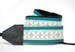 DSLR Camera Straps - Photographer Gift - Teal Linen & Lace 