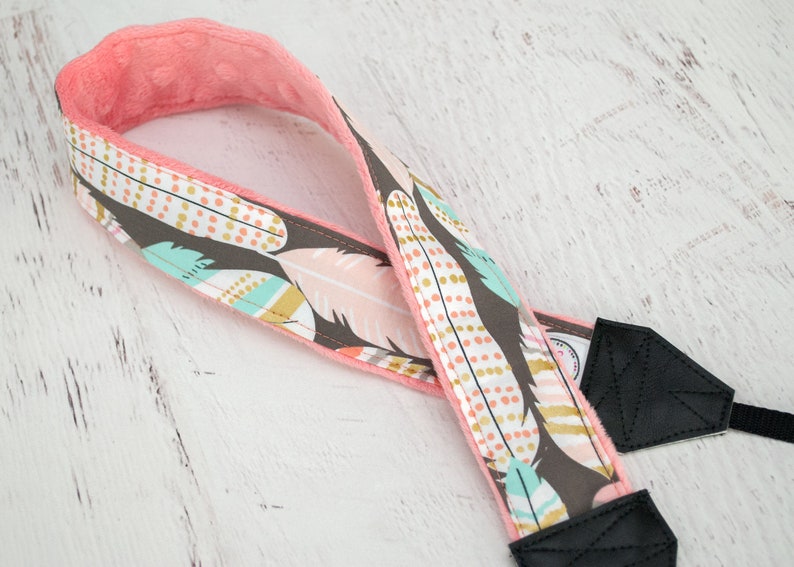 Feather Camera Strap DSLR Camera Straps Photographer Gift | Etsy
