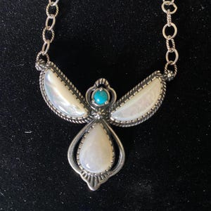 Carolyn Pollack ターコイズ ペンダント ネックレス　シルバー Carolyn Pollack Angel Necklace - Etsy