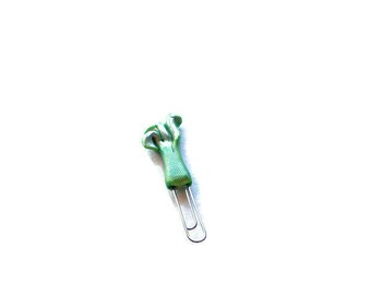 Paper Clip Bookmark Green Mermaid Tail, Emerald Paperclip Bookmark