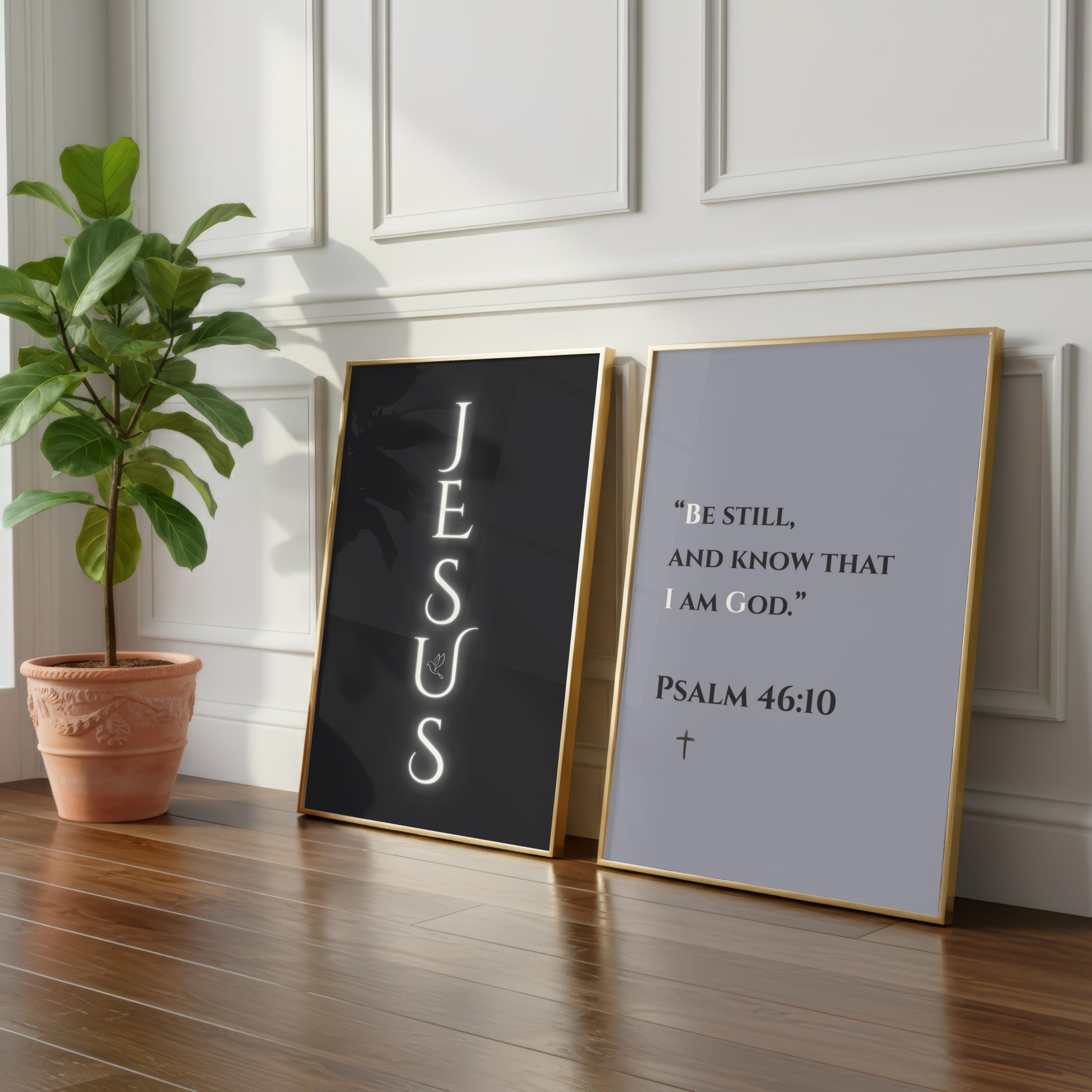 Jesus Design Scripture Jesus Art Scripture Wall Art Bible Verse Prints Minimalistic ...