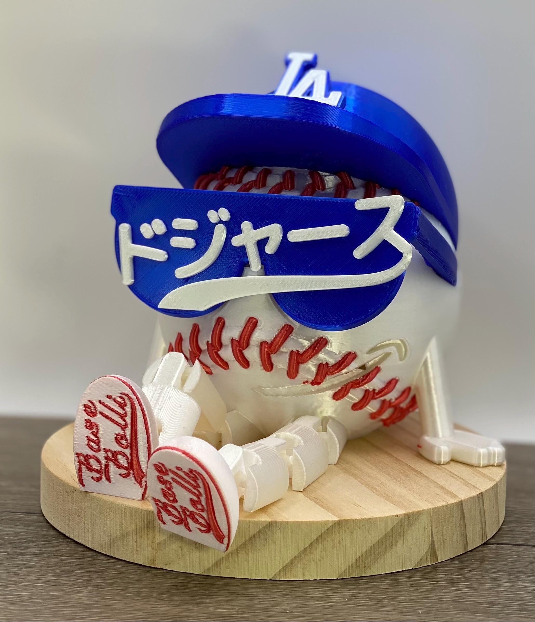 La Dodgers Figurine - Etsy