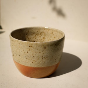 Ceramic cup wood fired