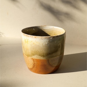 Ceramic cup wood fired