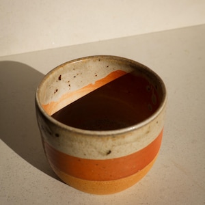 Ceramic cup wood fired