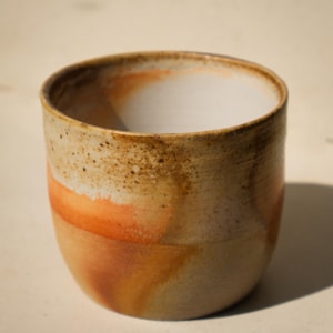 Ceramic cup wood fired