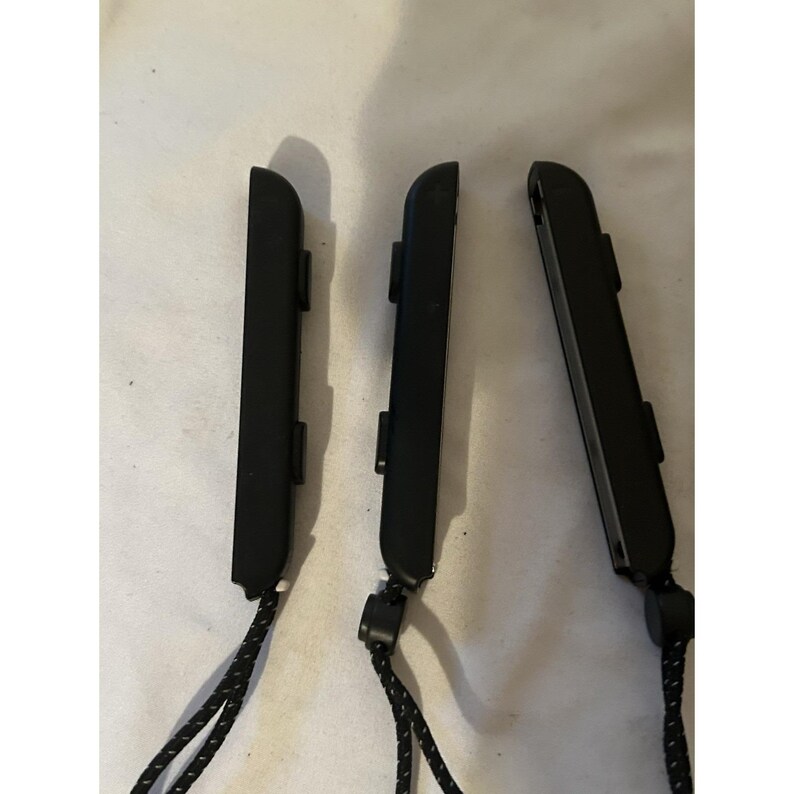Nintendo Switch OEM Black Joy Con Controller Wrist Straps Lot of 4 image 2