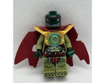 Lego Legends of Chima King Crominus Tattered Cape Crocodile Minifigure