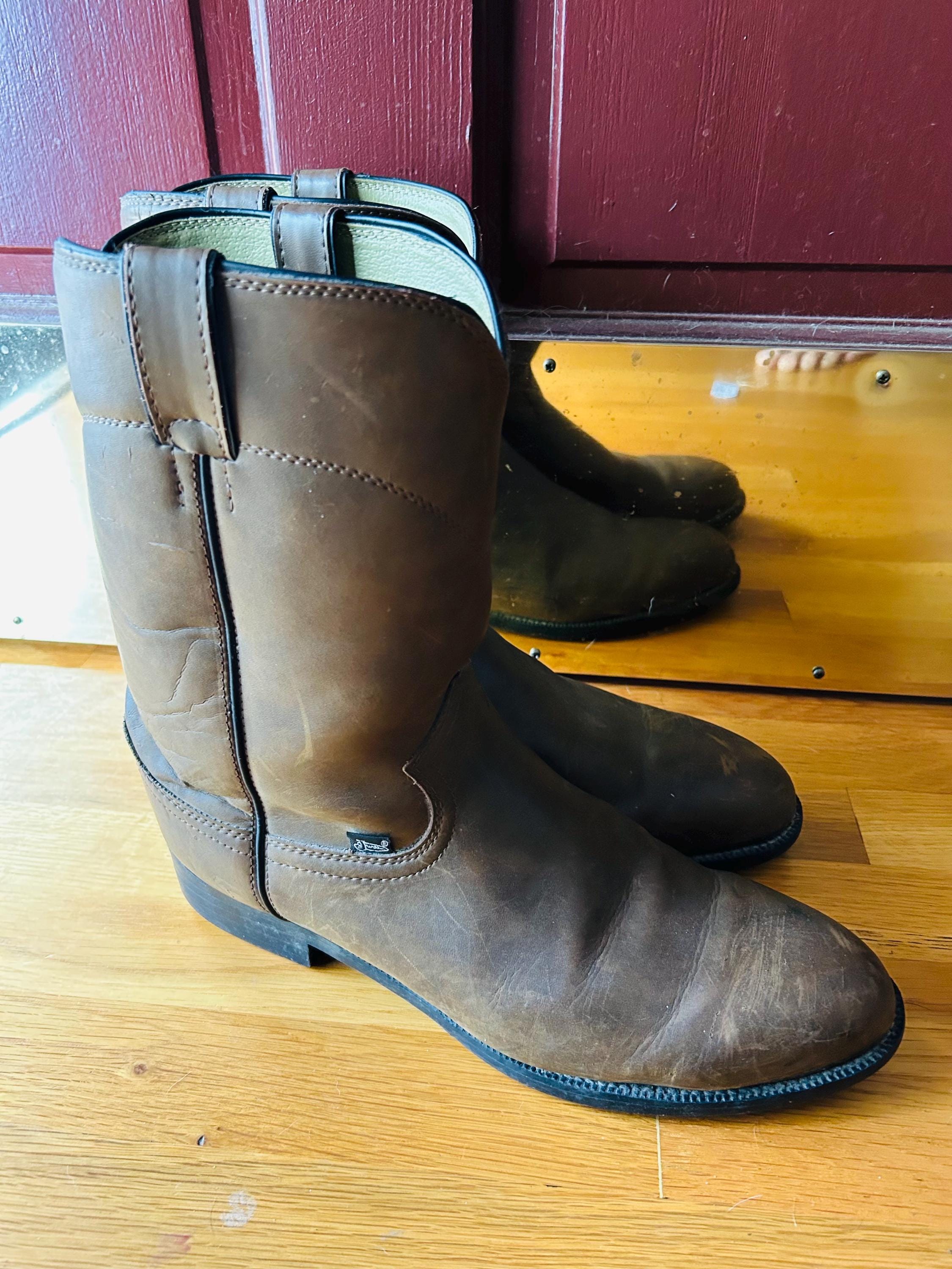 Justin Western Style Roper Boots Chestnut Brown Size 8.5B B Men main image 2