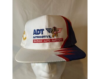 ADT Bayside Auto Auction Automotive Embroidered Hat Cap Vintage Retro