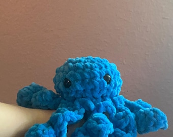 MADE TO ORDER Mini Crochet Octopus Plush Amigurumi Handmade Octo Gift