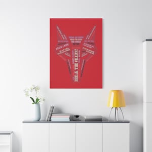 Red Rising Howlers Quote Canvas Art: Sci-Fi Book Series Decor