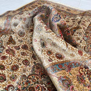 Hereke silk rug - Etsy 日本